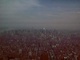 Nord Manhattan, da sopra le Twin Towers